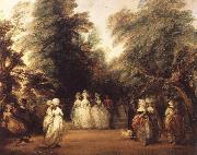 Thomas Gainsborough The Mall in St.James-s Park USA oil painting artist
